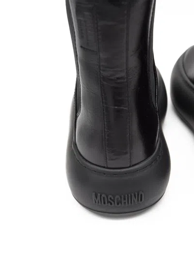 Moschino Ankle Boot In Black