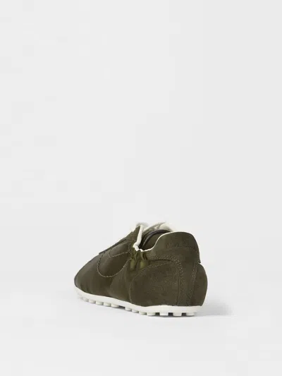 Paul Smith Lace-up Round-toe Sneakers In Green