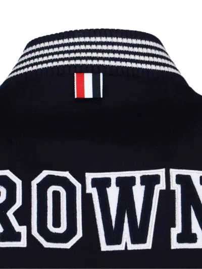 Thom Browne Varsity Bomber Jacket In Multi