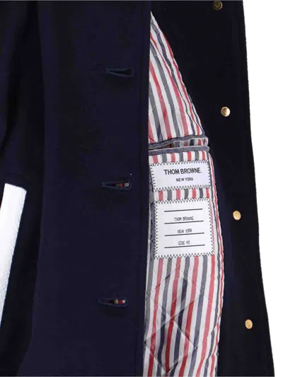 Thom Browne Varsity Bomber Jacket In Multi