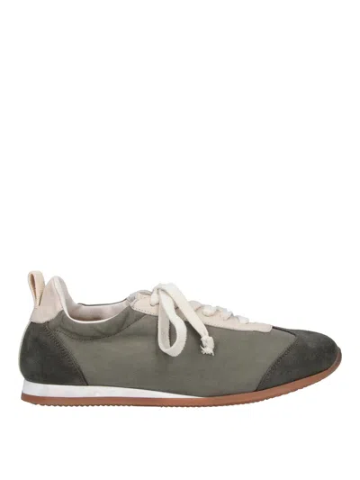 Uma Wang Low Top Sneakers Contrast Sole Pull Tab In Multi