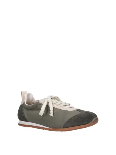 Uma Wang Low Top Sneakers Contrast Sole Pull Tab In Multi