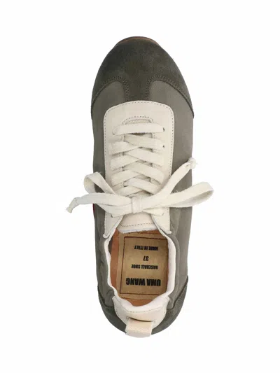 Uma Wang Low Top Sneakers Contrast Sole Pull Tab In Multi