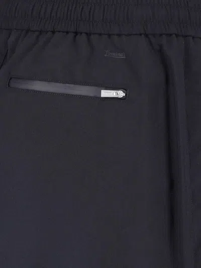 Laminar Tailored Wool-blend Trousers With Polyester Lining In Black