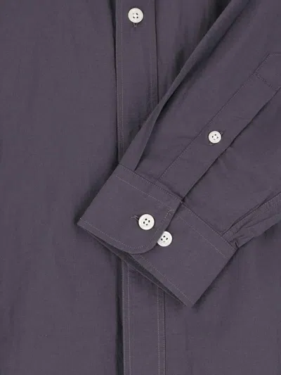 Mfpen Executive Check-pattern Shirt In Blue