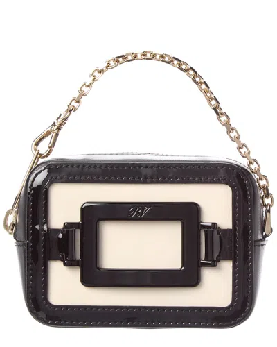 Roger Vivier Patent Pouch In Brown