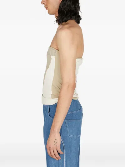 Rusfrcade Beige Top In Multi