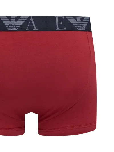 Armani Exchange Logo-waistband Trunks In Multi