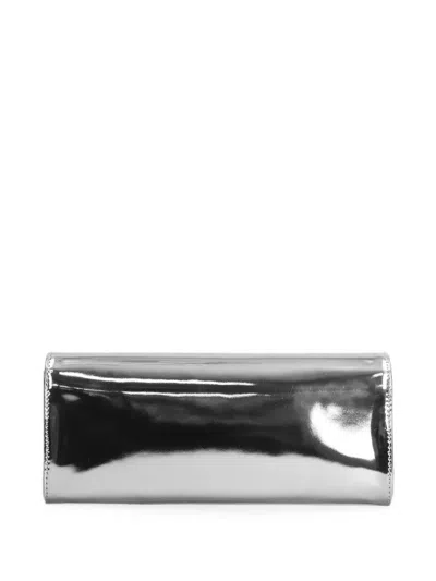 Castagna Metallic-effect Chain-strap Shoulder Bag In Silver