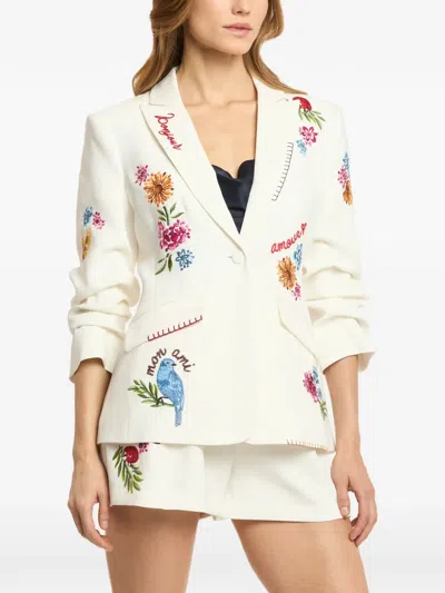 Cinq À Sept Cinq A Sept Celeste Vine Scrunched Cheyenne Blazer In Multi