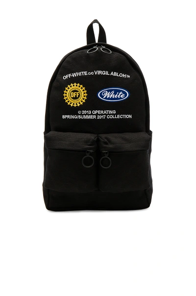Shop Off-white Work Backpack In Black Multicolor