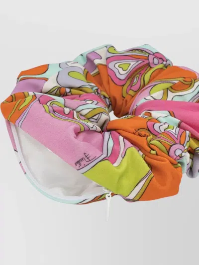 Pucci Mini Ethereal Print Stretch Accessory In Pink