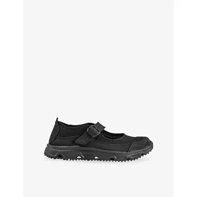 Salomon Rx Marie-jeanne Rubber-trimmed Mesh Sandals In Black