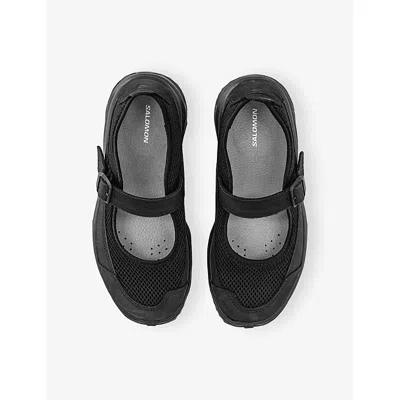 Salomon Rx Marie-jeanne Rubber-trimmed Mesh Sandals In Black