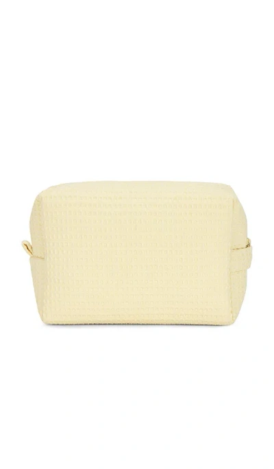 Abbode Daschund Mom Waffle Pouch In Yellow