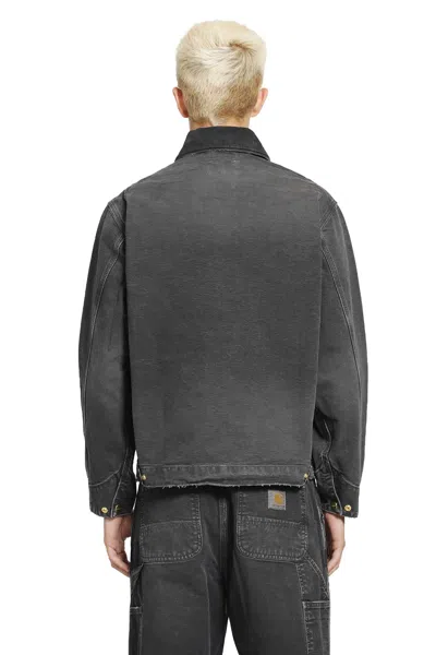 Carhartt Detroit Jacket Cotton Bradento Jackets Black In Multi