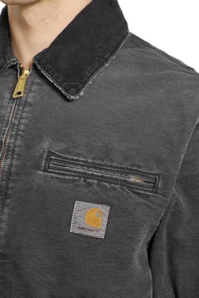 Carhartt Detroit Jacket Cotton Bradento Jackets Black In Multi