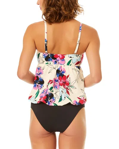 Cece Bubble Tankini In Multi