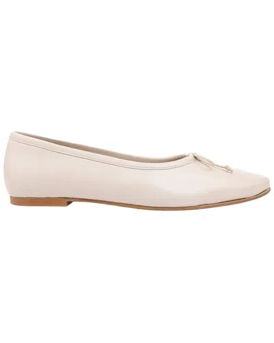 Menina Step Belle Leather Flat In Neutral