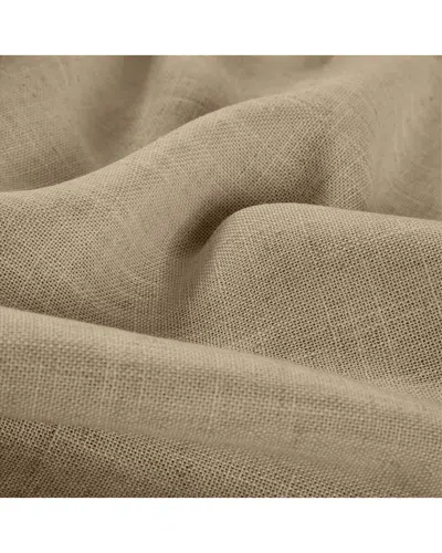 Elrene Harrow Solid Texture Blackout Window Curtain Panel In Brown