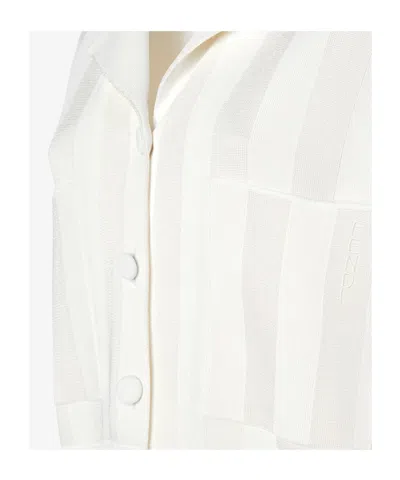 Fendi Blouson In White