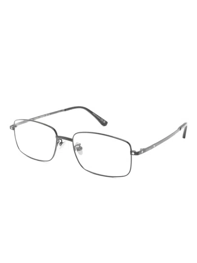 Cartier Rectangular Frame Glasses In Black