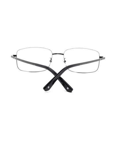 Cartier Rectangular Frame Glasses In Black