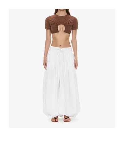 Christopher Esber U Prong Tee Bikini Top In Brown