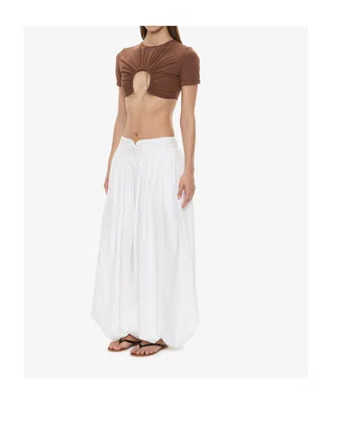 Christopher Esber U Prong Tee Bikini Top In Brown
