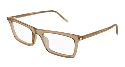 Saint Laurent Full Frame Plain Mirror In Nude