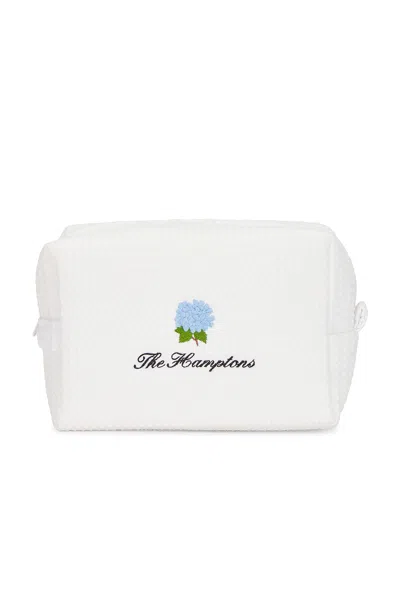 Abbode The Hamptons Waffle Pouch In White