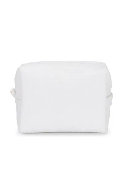 Abbode Beach Things Waffle Pouch In White