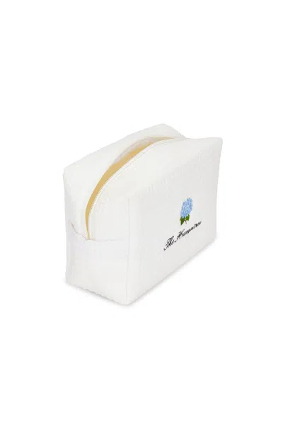 Abbode The Hamptons Waffle Pouch In White