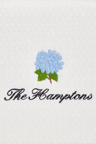 Abbode The Hamptons Waffle Pouch In White