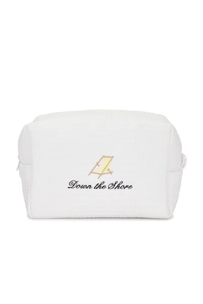 Abbode Down The Shore Waffle Pouch In White