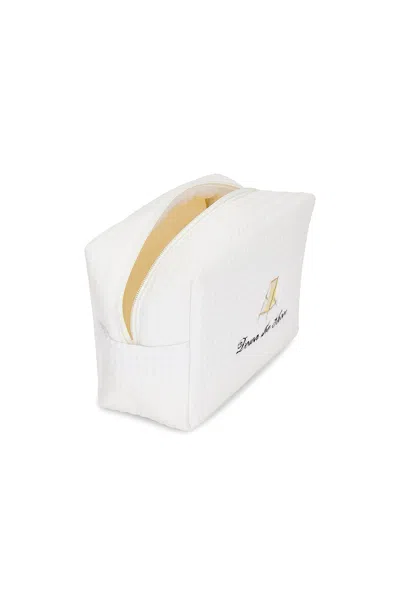 Abbode Down The Shore Waffle Pouch In White
