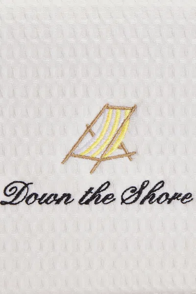 Abbode Down The Shore Waffle Pouch In White