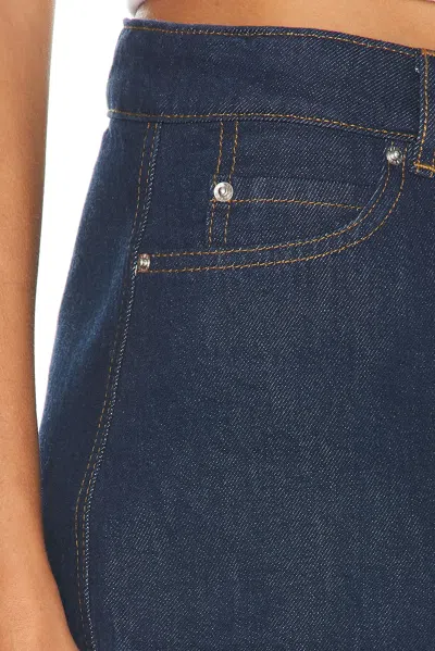 Grlfrnd Evette Micro Skort In Blue