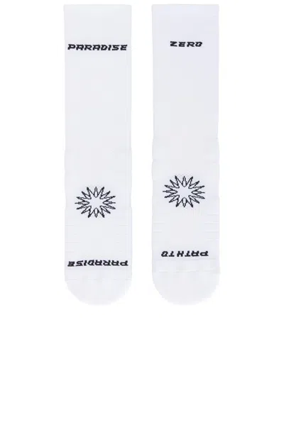 Paradise Zero Sock In White