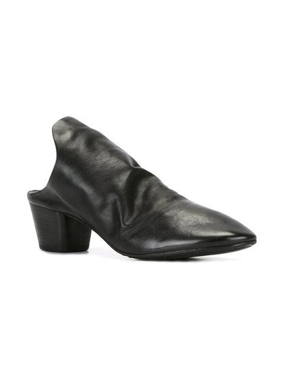 Shop Marsèll Chunky Heel Mules - Black