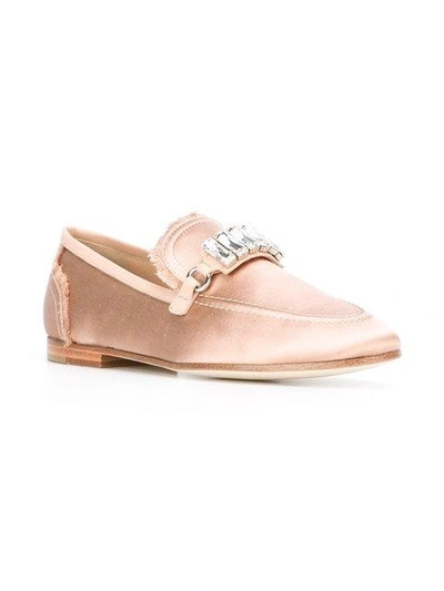 Shop Giuseppe Zanotti Clover Loafers