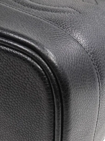 Pre-owned Chanel Cc Vanity Case In Black