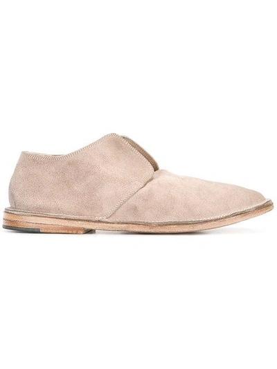 Shop Marsèll Concealed Lace-up Loafers In Neutrals