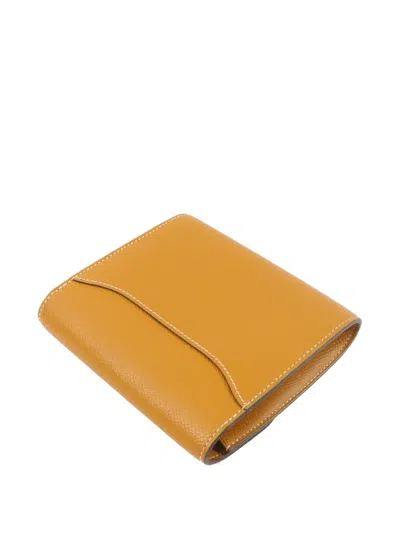 Pre-owned Hermes Constance Compact Wallet In Neutral