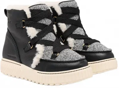 Sorel Out N About Iv Chill Sherpa Waterproof Snow Boot In Black