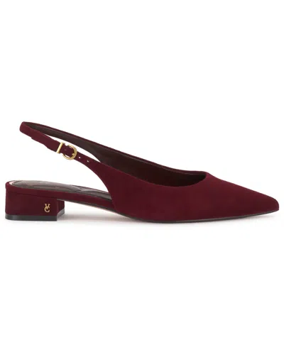 Vince Camuto Valiey Slingback Flat In Burgundy