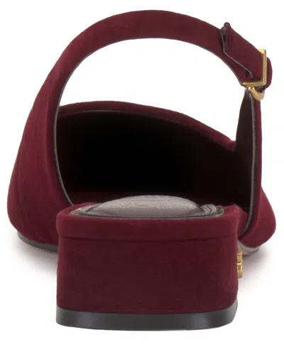 Vince Camuto Valiey Slingback Flat In Burgundy