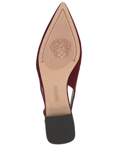 Vince Camuto Valiey Slingback Flat In Burgundy