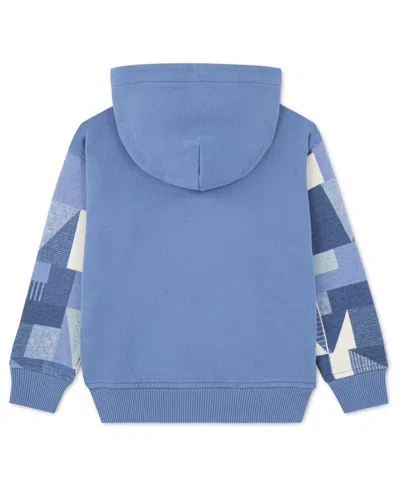 Abercrombie Boys' Essentials Patchwork Pullover Hoodie In Blue