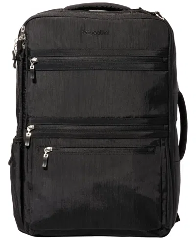 Baggallini Modern Convertible Small Backpack Messenger In Black